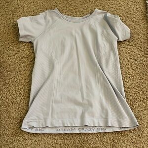 Light blue athletic tee!
